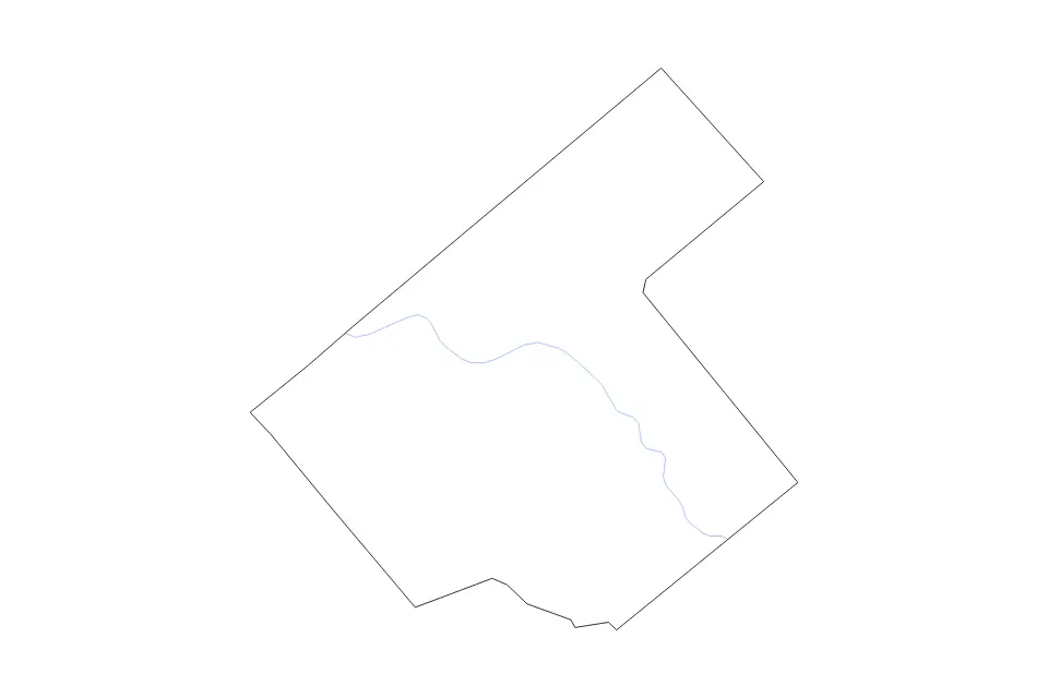 Outline map of Karnes County, Texas with subdivision borders and rivers.