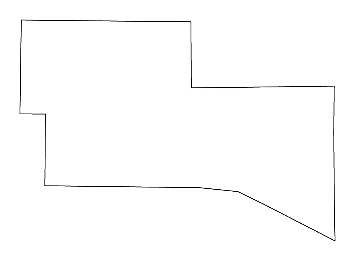 Carte de contour de Kerr, Texas avec rivières.