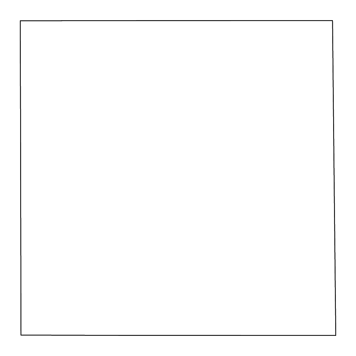 Outline map of King County, Texas with rivers.