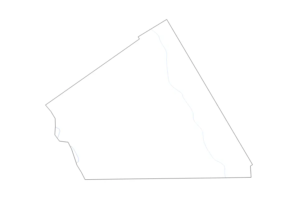 Carte de Lampasas, Texas de type contour et rivières pour Amérique du Nord, montrant contour et rivières avec des limites nettes.
