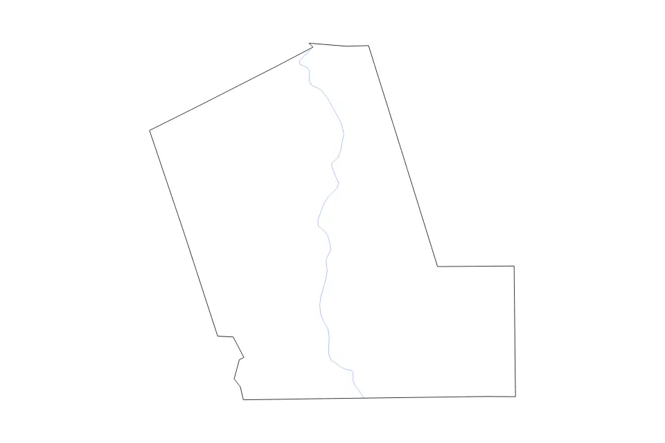 Carte de Liberty, Texas de type contour et rivières pour Amérique du Nord, montrant contour et rivières avec des limites nettes.
