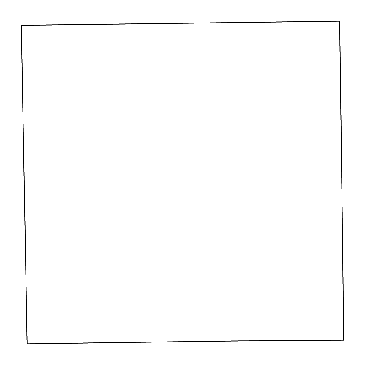 Mapa de contorno de Lubbock, Texas con ríos.