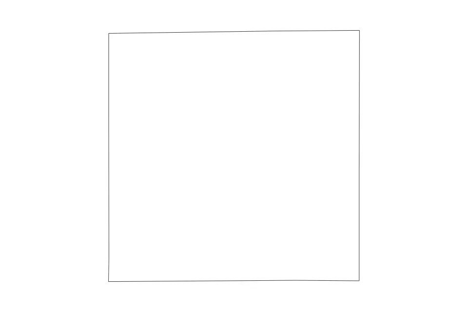 Outline map of Lynn County, Texas with subdivision borders.