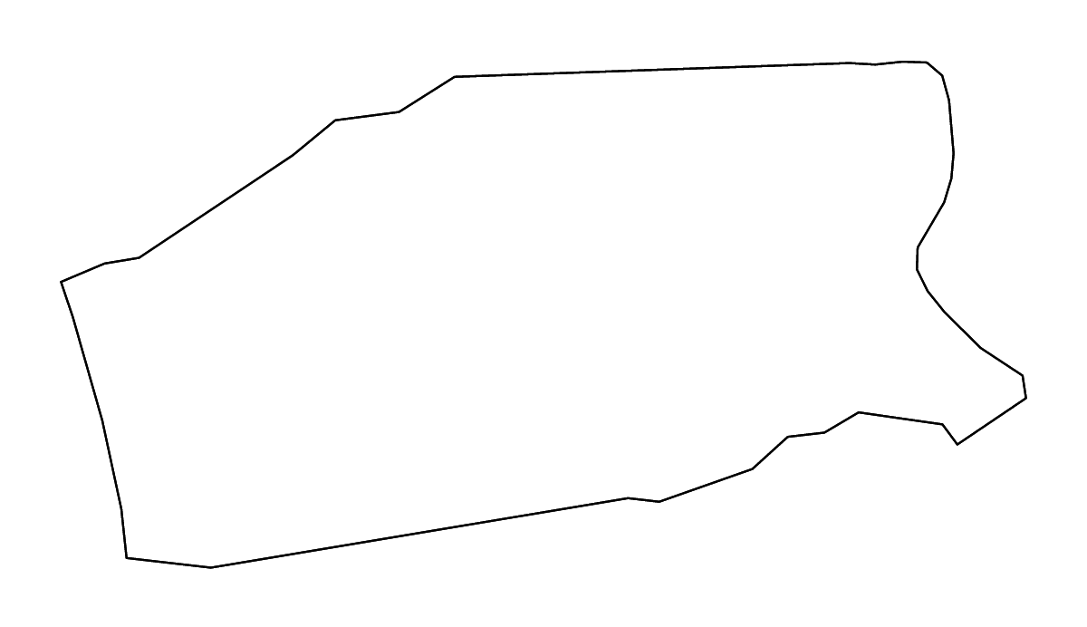 Carte de contour de Madison, Texas avec rivières.