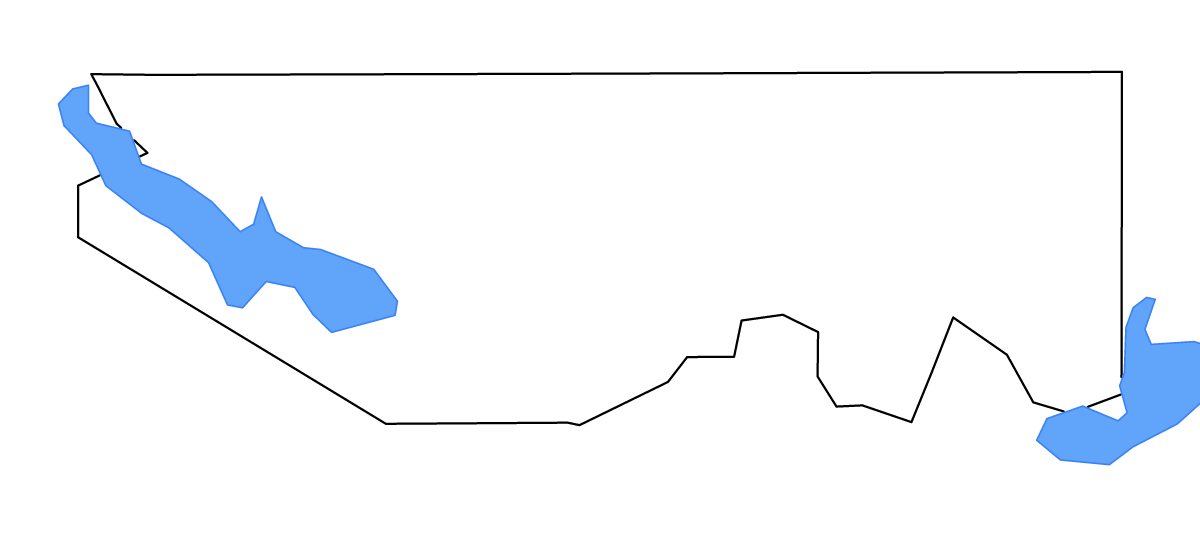 Carte de contour de Marion, Texas avec lacs et rivières.