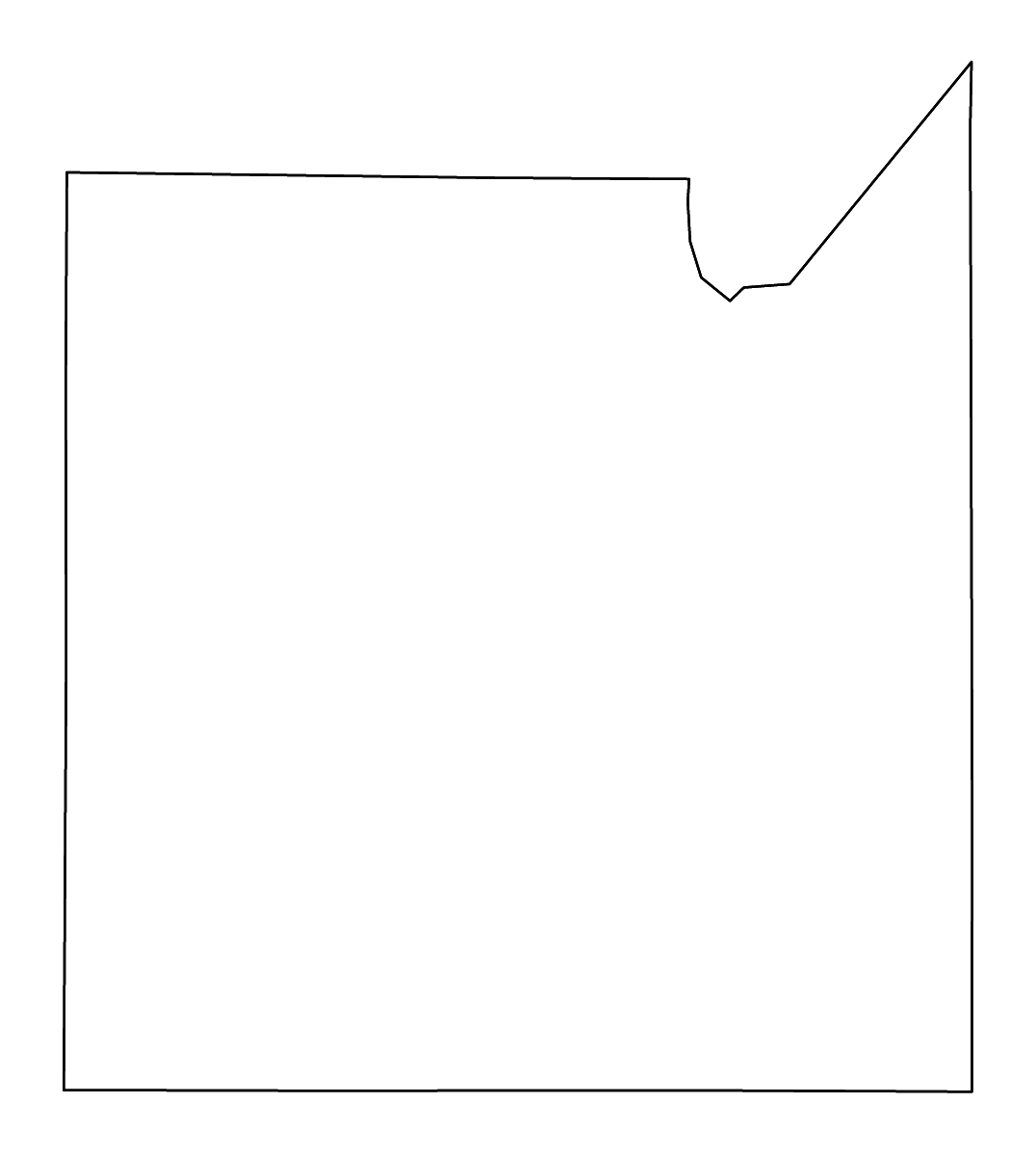Mapa de contorno de Medina, Texas con ríos.