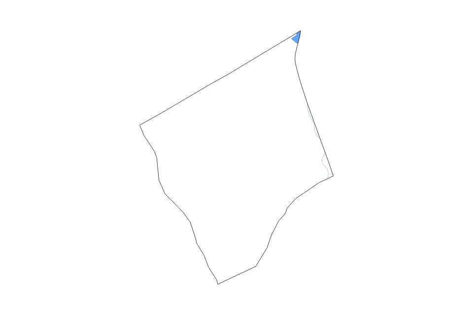 Outline map of Robertson County, Texas with subdivision borders and major lakes and rivers.