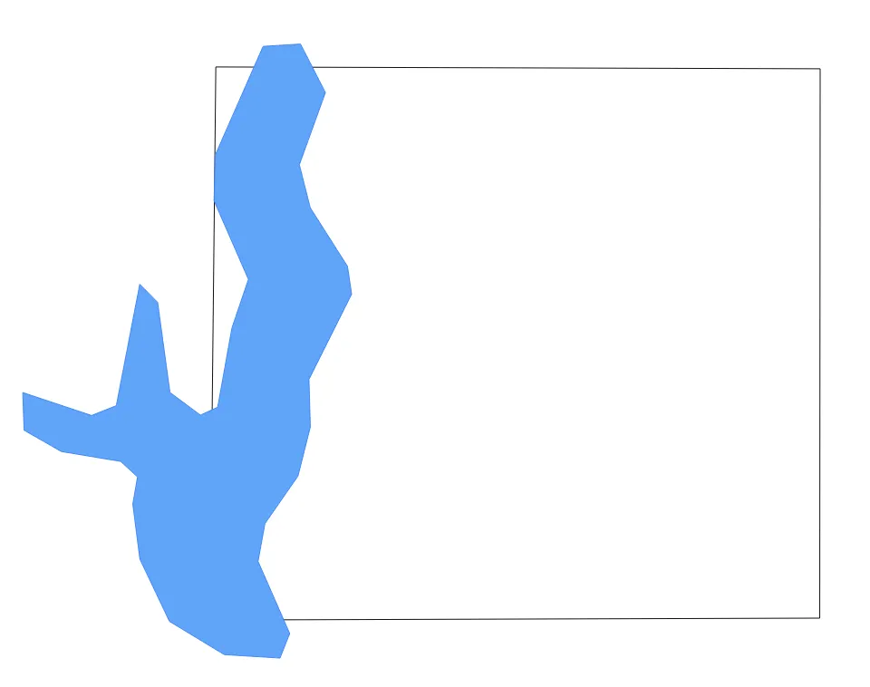Rockwall outline map preview