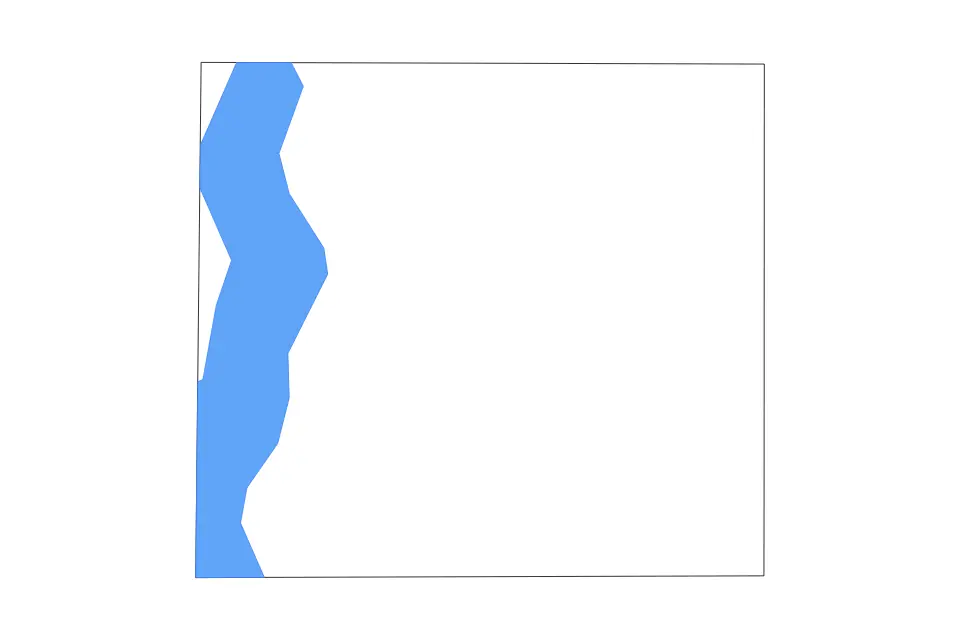 Outline map of Rockwall County, Texas with subdivision borders and major lakes.