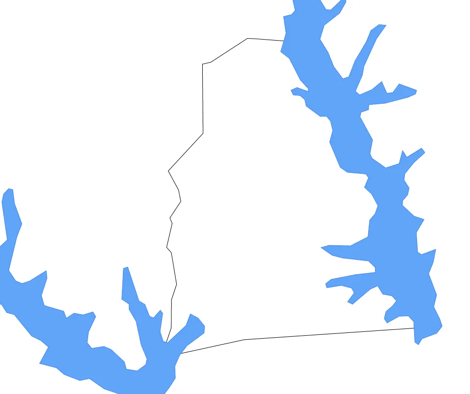 Sabine outline map preview