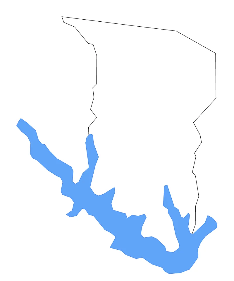 San Augustine outline map preview