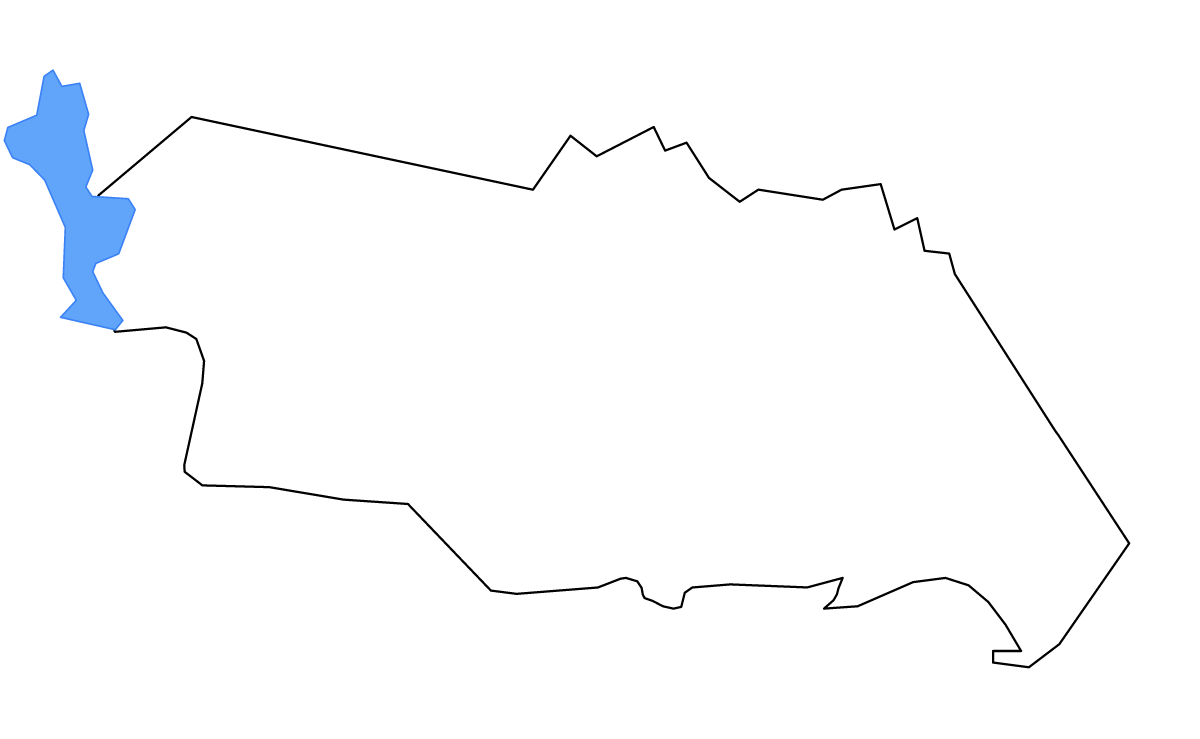 Mapa de contorno de San Patricio, Texas con lagos y ríos.