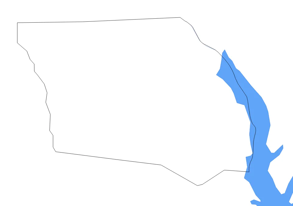Shelby outline map preview
