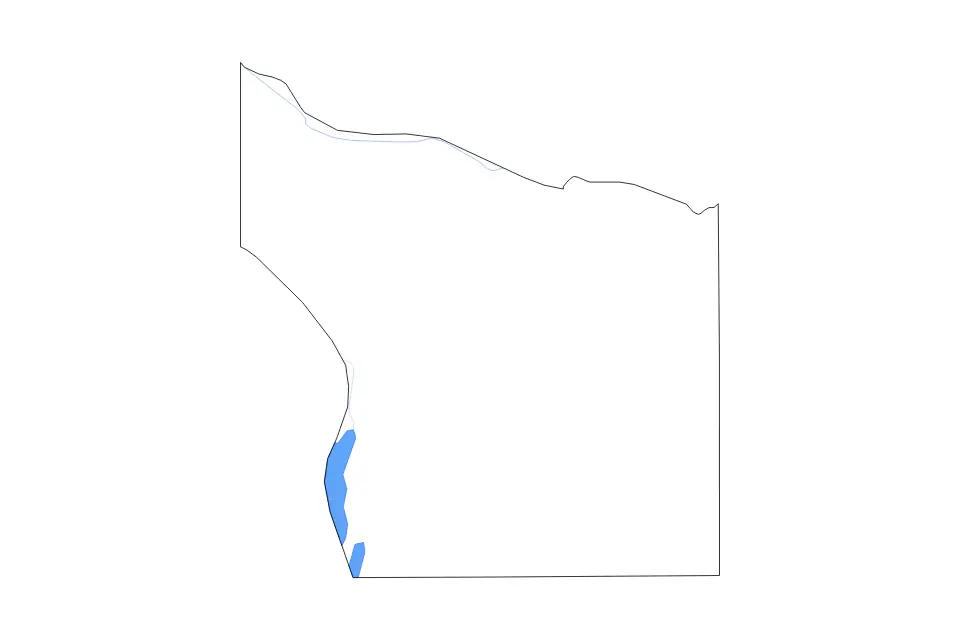 Outline map of Smith County, Texas with subdivision borders and major lakes and rivers.
