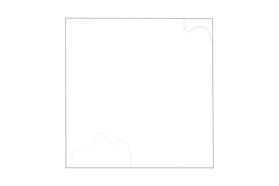 Carte de Throckmorton, Texas de type contour et rivières pour Amérique du Nord, montrant contour et rivières avec des limites nettes.