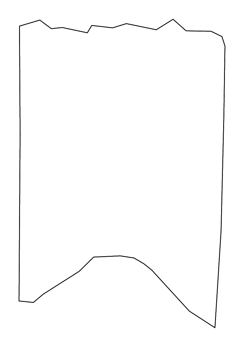 Mapa de contorno de Titus, Texas con ríos.