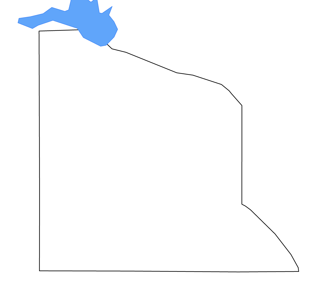 Mapa de contorno de Van Zandt, Texas con lagos y ríos.