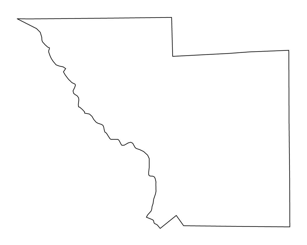 Mapa de contorno de Webb, Texas.