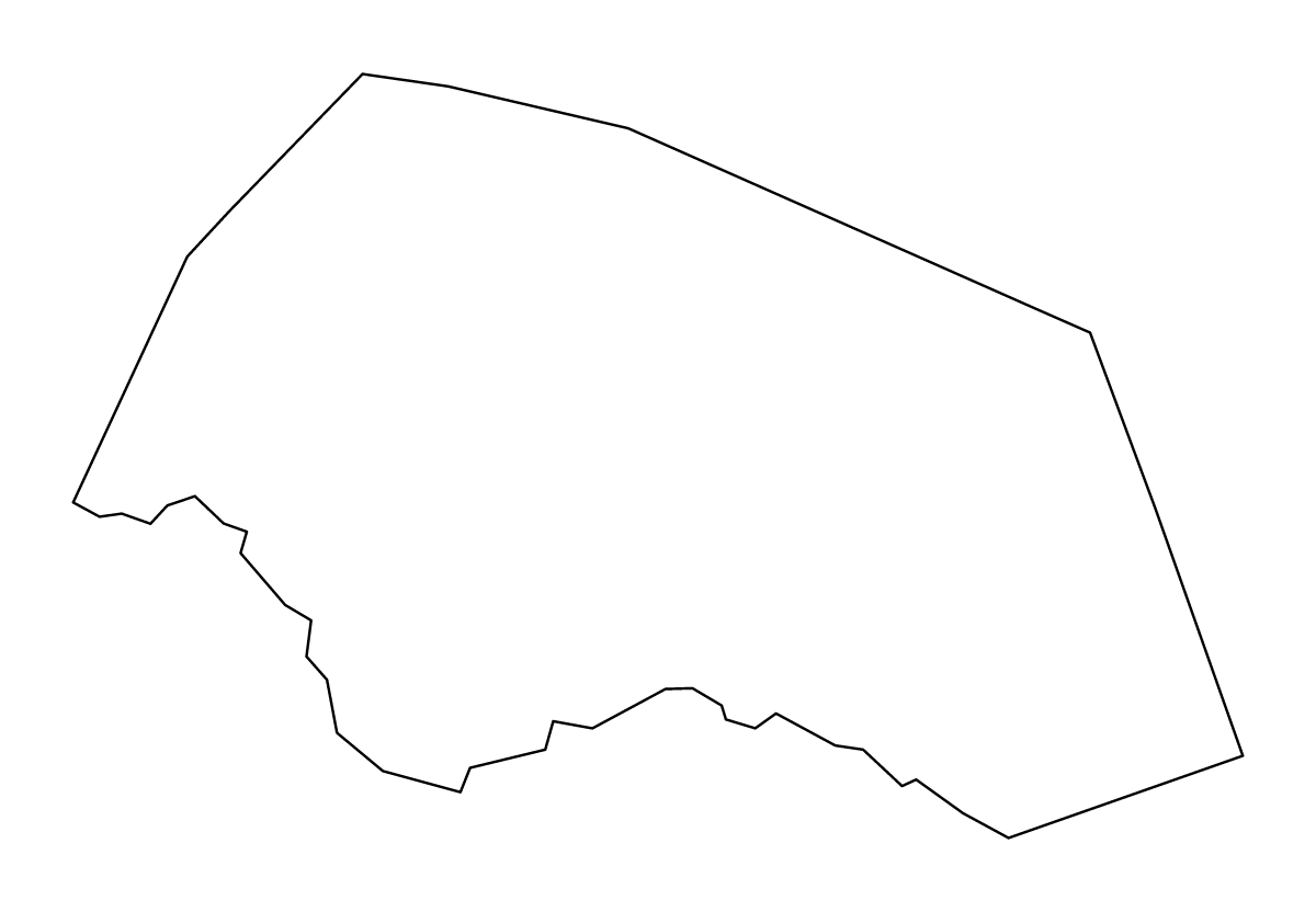 Mapa de contorno de Williamson, Texas.