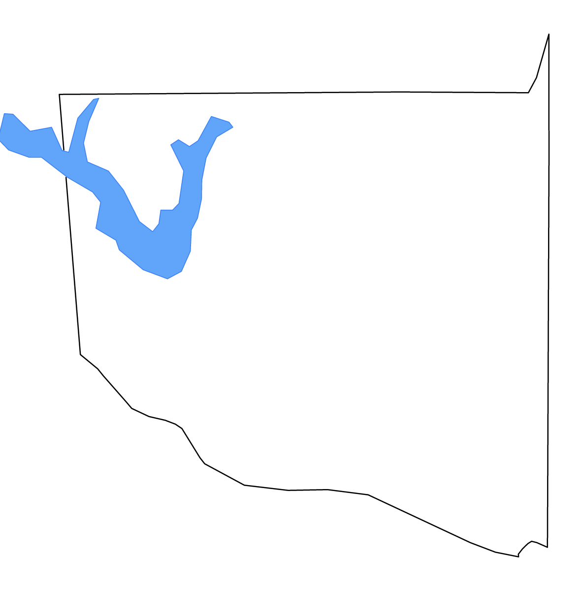 Mapa de contorno de Wood, Texas con lagos y ríos.