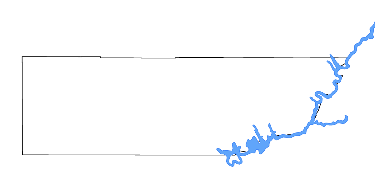 Mapa de contorno de Kane, Utah con lagos y ríos.