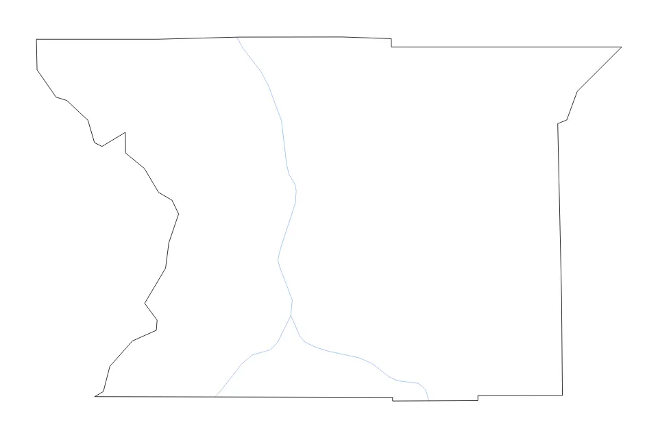 Piute outline map preview