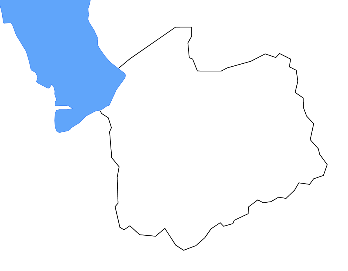 Mapa de contorno de Salt Lake, Utah con lagos y ríos.