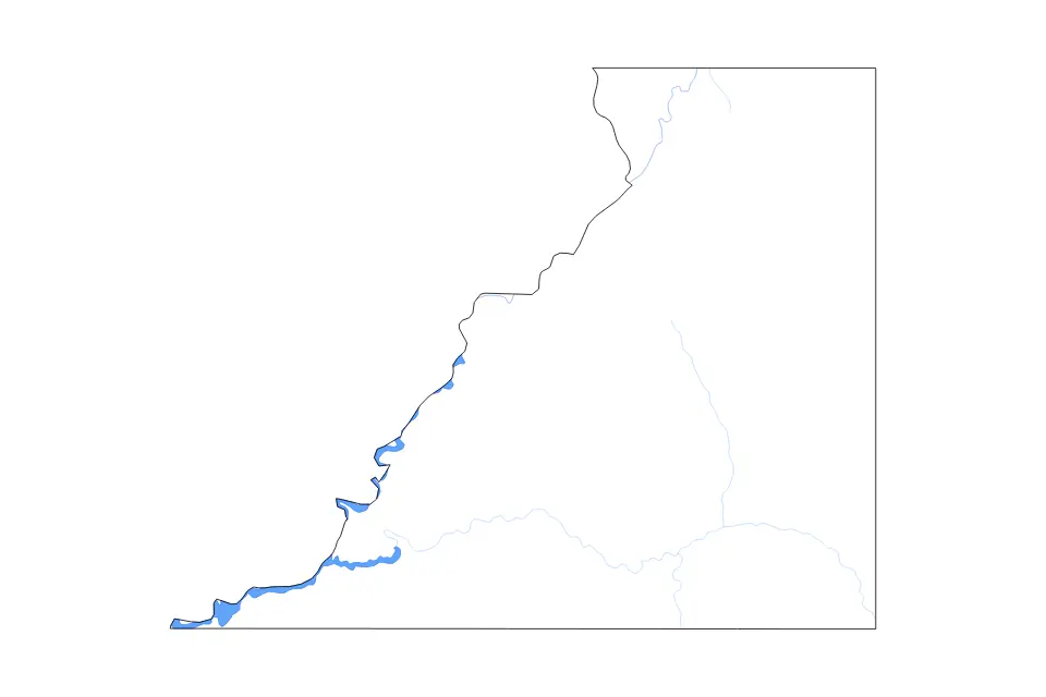 Mapa de San Juan, Utah de tipo contorno, lagos y ríos para América del Norte, con contorno, lagos y ríos con elementos de agua como Lake Powell.