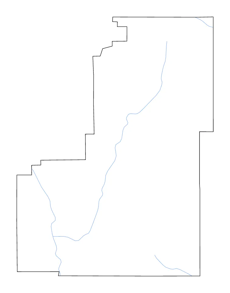 Sanpete outline map preview