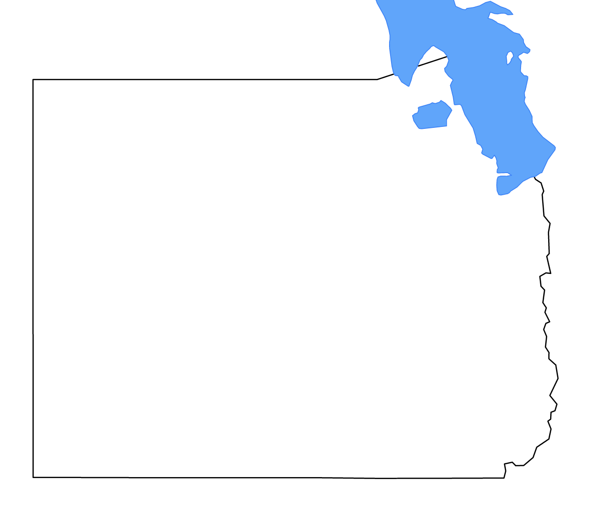 Mapa de contorno de Tooele, Utah con lagos.