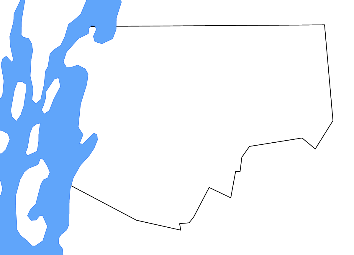 Mapa de contorno de Franklin, Vermont con lagos y ríos.