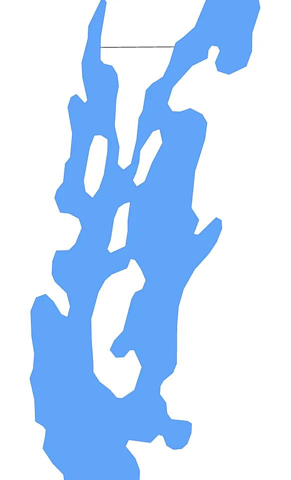 Grand Isle outline map preview