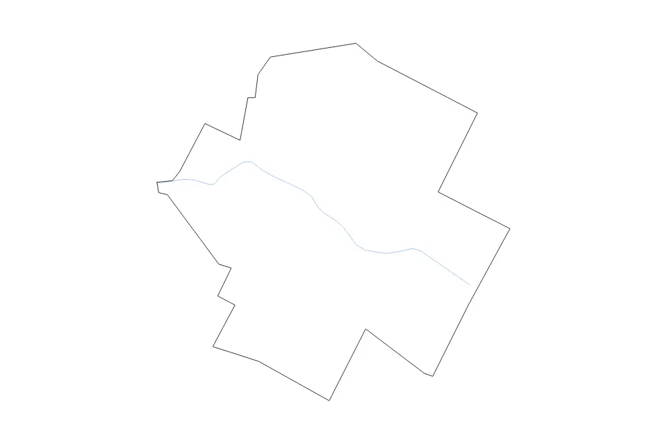 Mapa de Lamoille, Vermont de tipo contorno y ríos para América del Norte, con contorno y ríos con límites limpios.