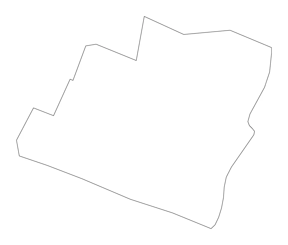 Orange outline map preview