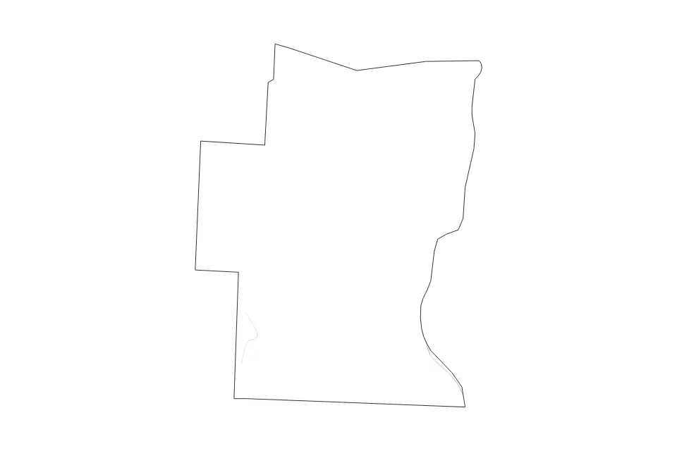 Carte de Windham, Vermont de type contour et rivières pour Amérique du Nord, montrant contour et rivières avec des limites nettes.