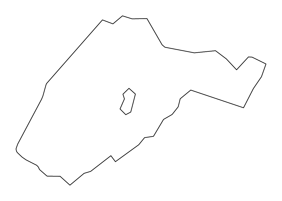 Mapa de contorno de Alleghany, Virginia con ríos.