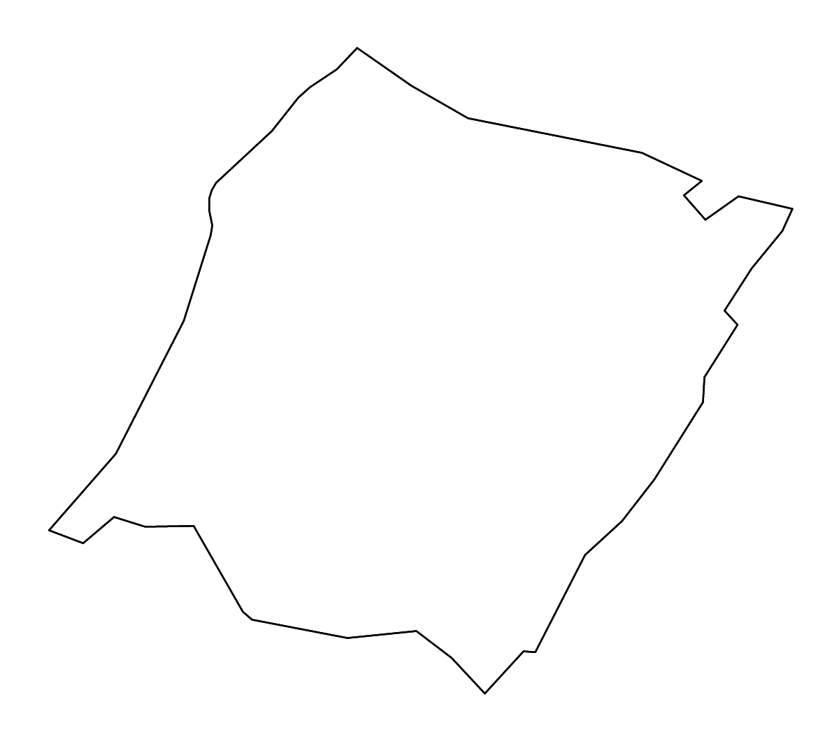 Mapa de contorno de Bath, Virginia con ríos.