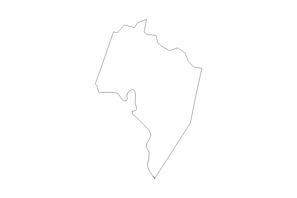 Mapa de Charlotte, Virginia de tipo contorno, lagos y ríos para América del Norte, con contorno, lagos y ríos con elementos de agua como John H. Kerr Reservoir.