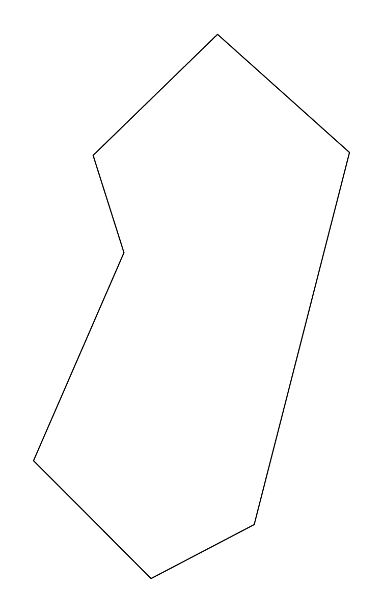 Mapa de contorno de Covington, Virginia.