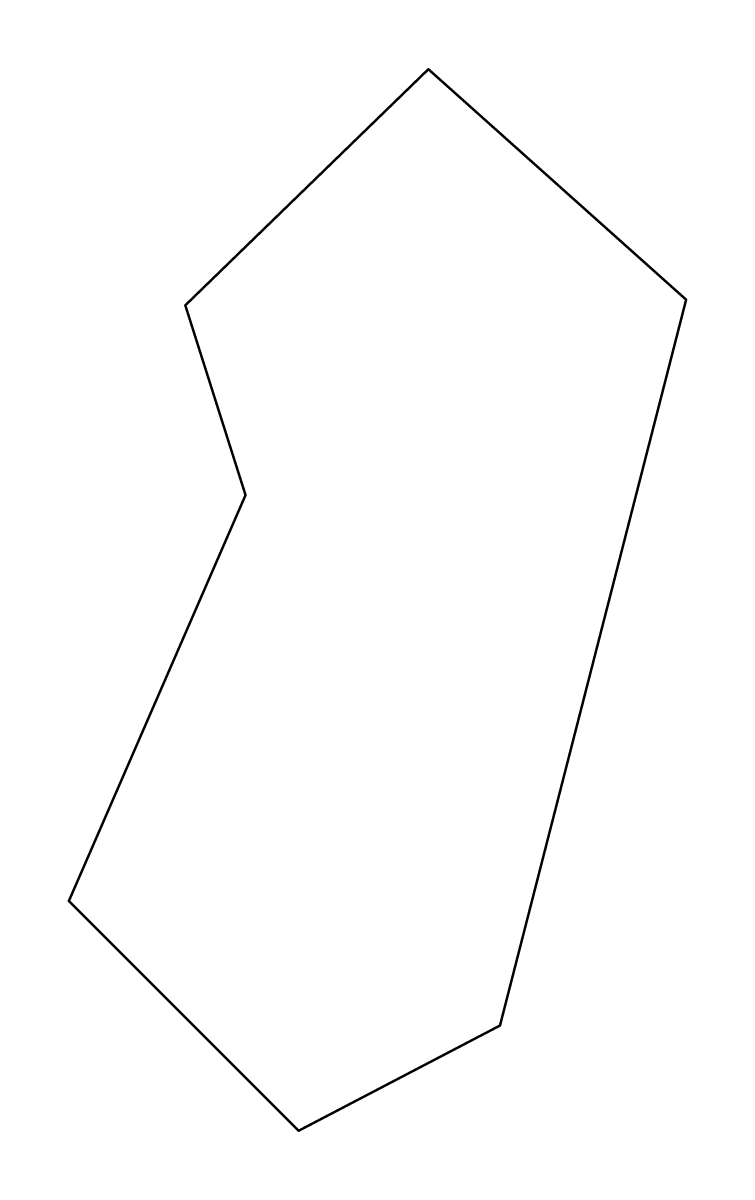 Mapa de contorno de Covington, Virginia.