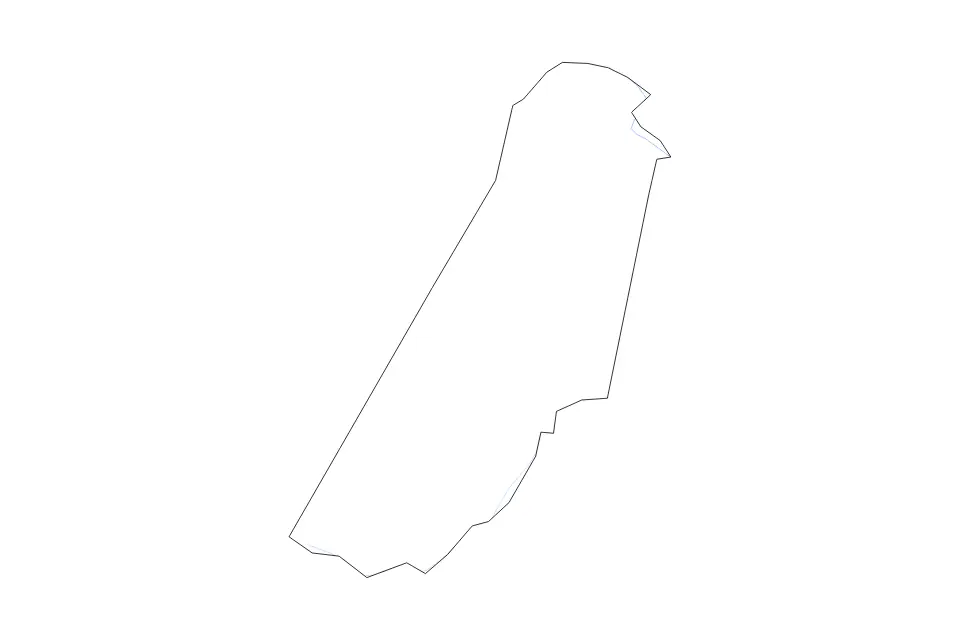 Carte de Cumberland, Virginia de type contour et rivières pour Amérique du Nord, montrant contour et rivières avec des limites nettes.