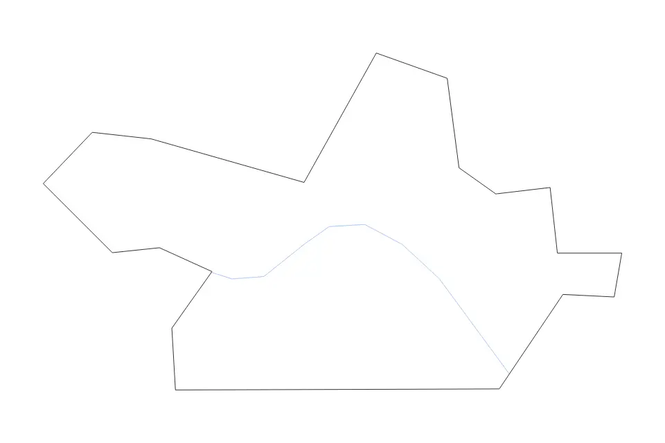 Mapa de Danville, Virginia de tipo contorno y ríos para América del Norte, con contorno y ríos con límites limpios.