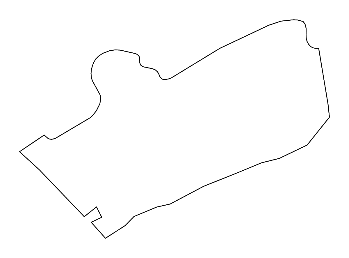 Mapa de contorno de Giles, Virginia con ríos.