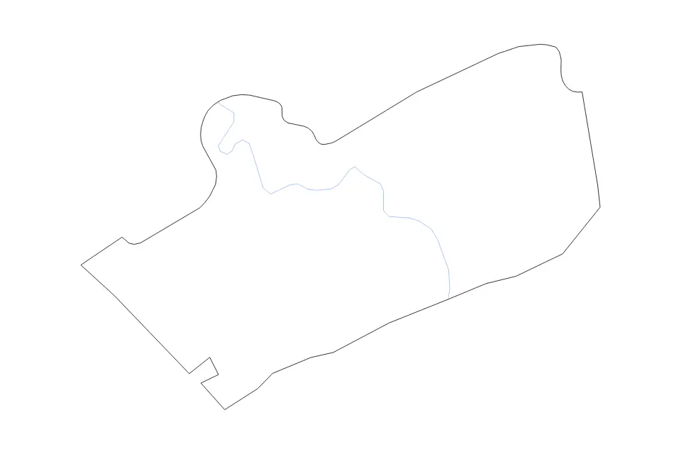 Carte de Giles, Virginia de type contour et rivières pour Amérique du Nord, montrant contour et rivières avec des limites nettes.