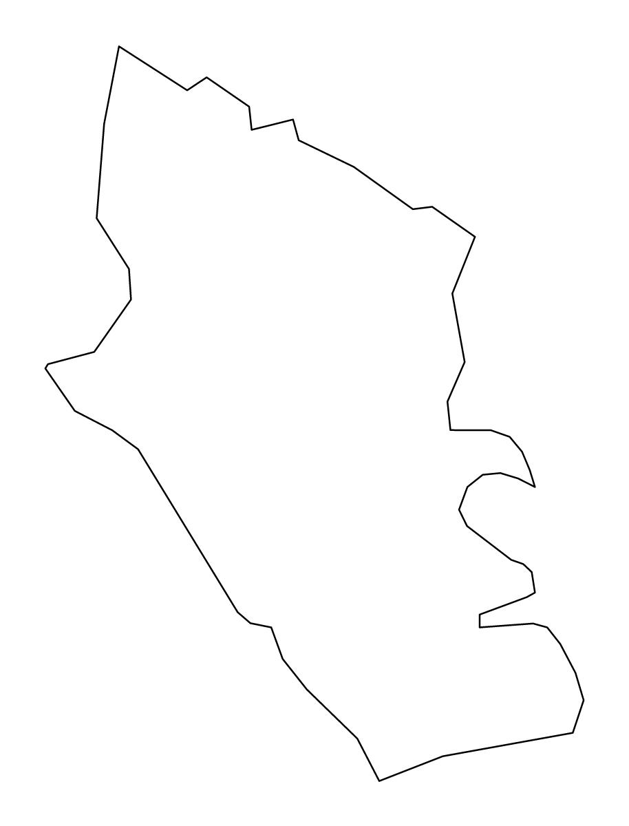 Mapa de contorno de Gloucester, Virginia.
