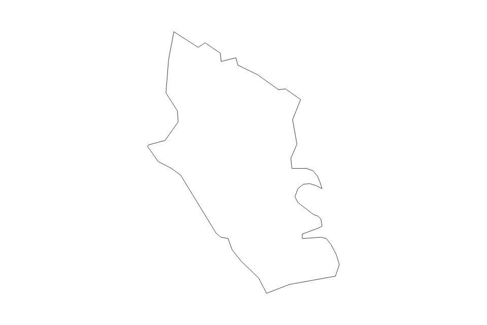Carte de Gloucester, Virginia de type contour pour Amérique du Nord, montrant contour avec des limites nettes.