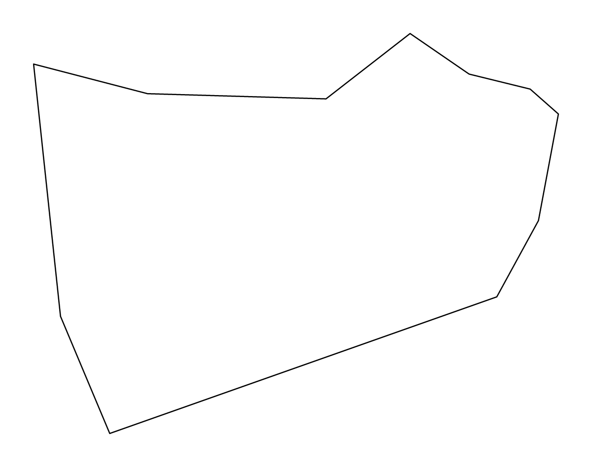 Mapa de contorno de Hopewell, Virginia.
