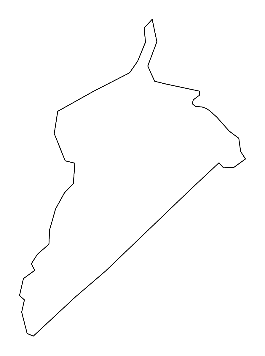 Mapa de contorno de Isle of Wight, Virginia con ríos.