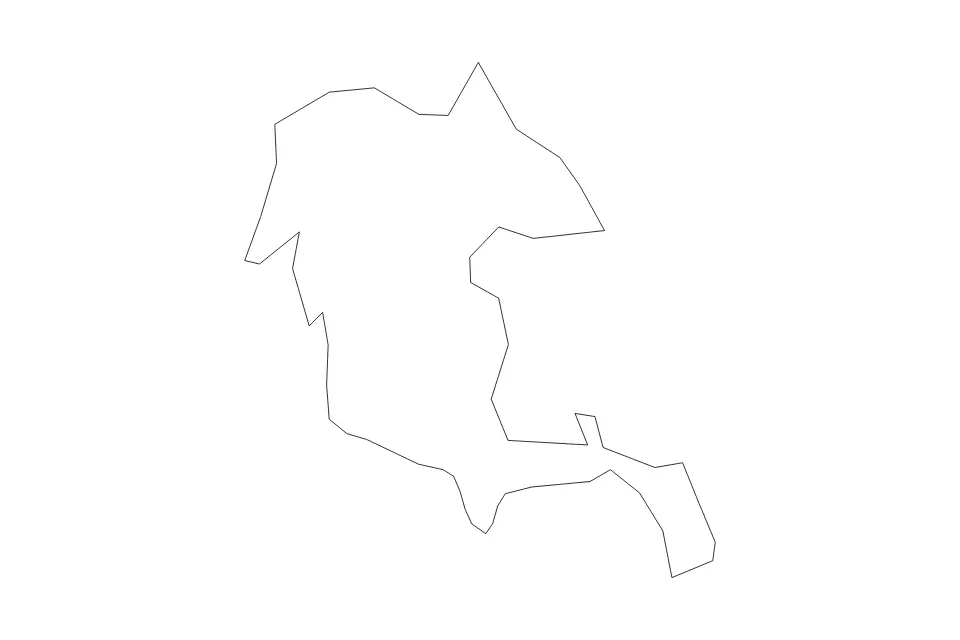 Mapa de James City, Virginia de tipo contorno para América del Norte, con contorno con límites limpios.