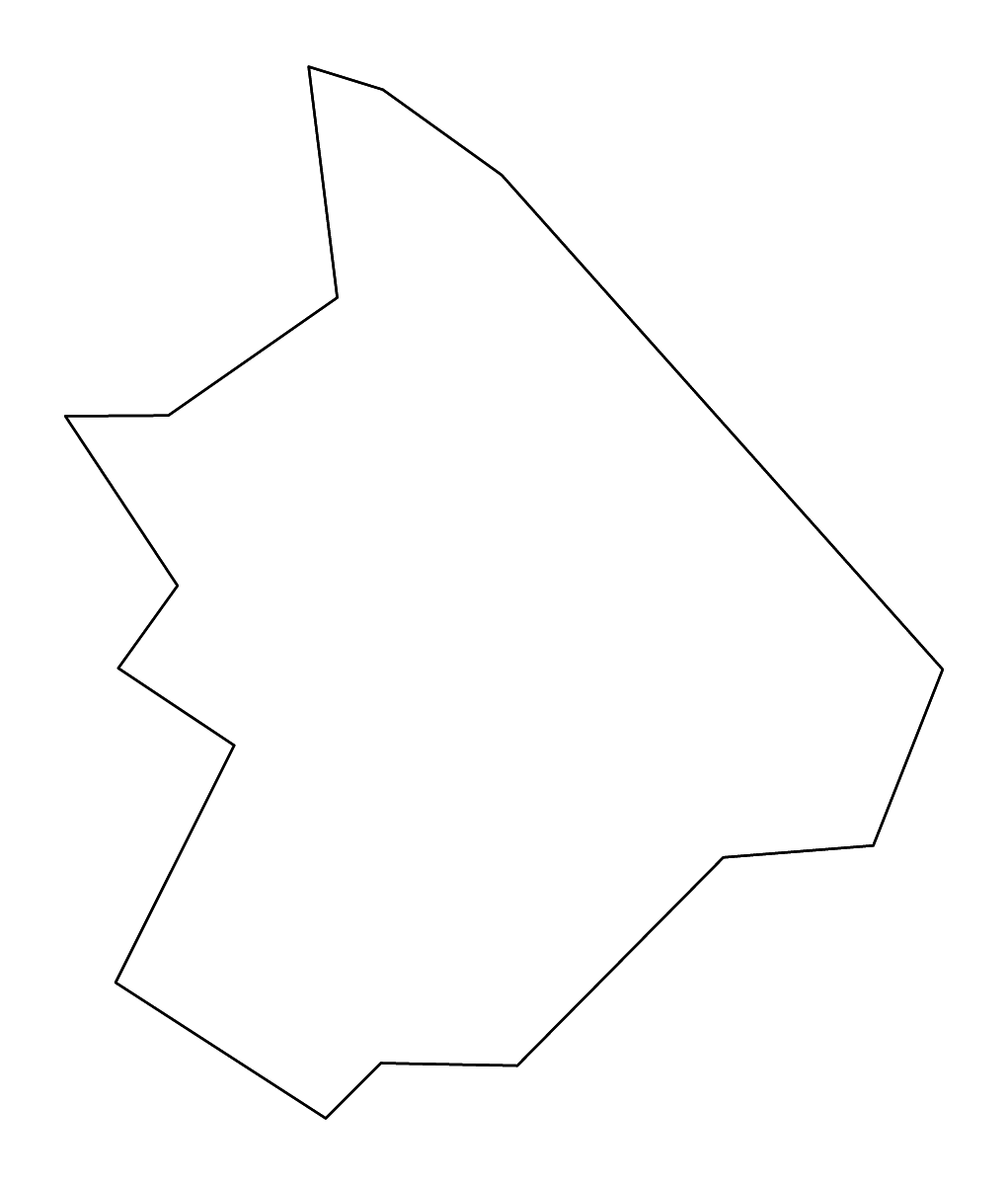 Mapa de contorno de Lynchburg, Virginia con ríos.